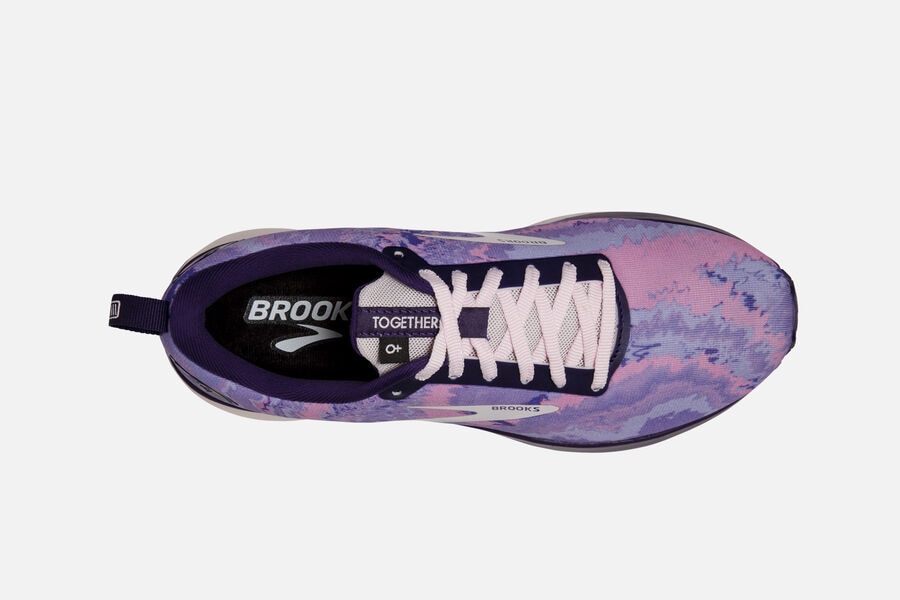 Brooks Revel 4 Road Running Shoes Womens Purple/Silver/Pink 458761-PSG